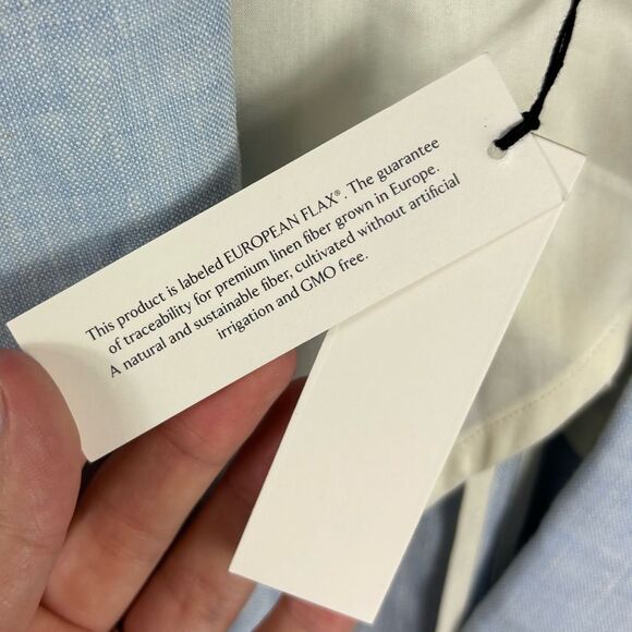 Banana Republic Lina Relaxed Linen Blazer Size 16 - Picture 6 of 10